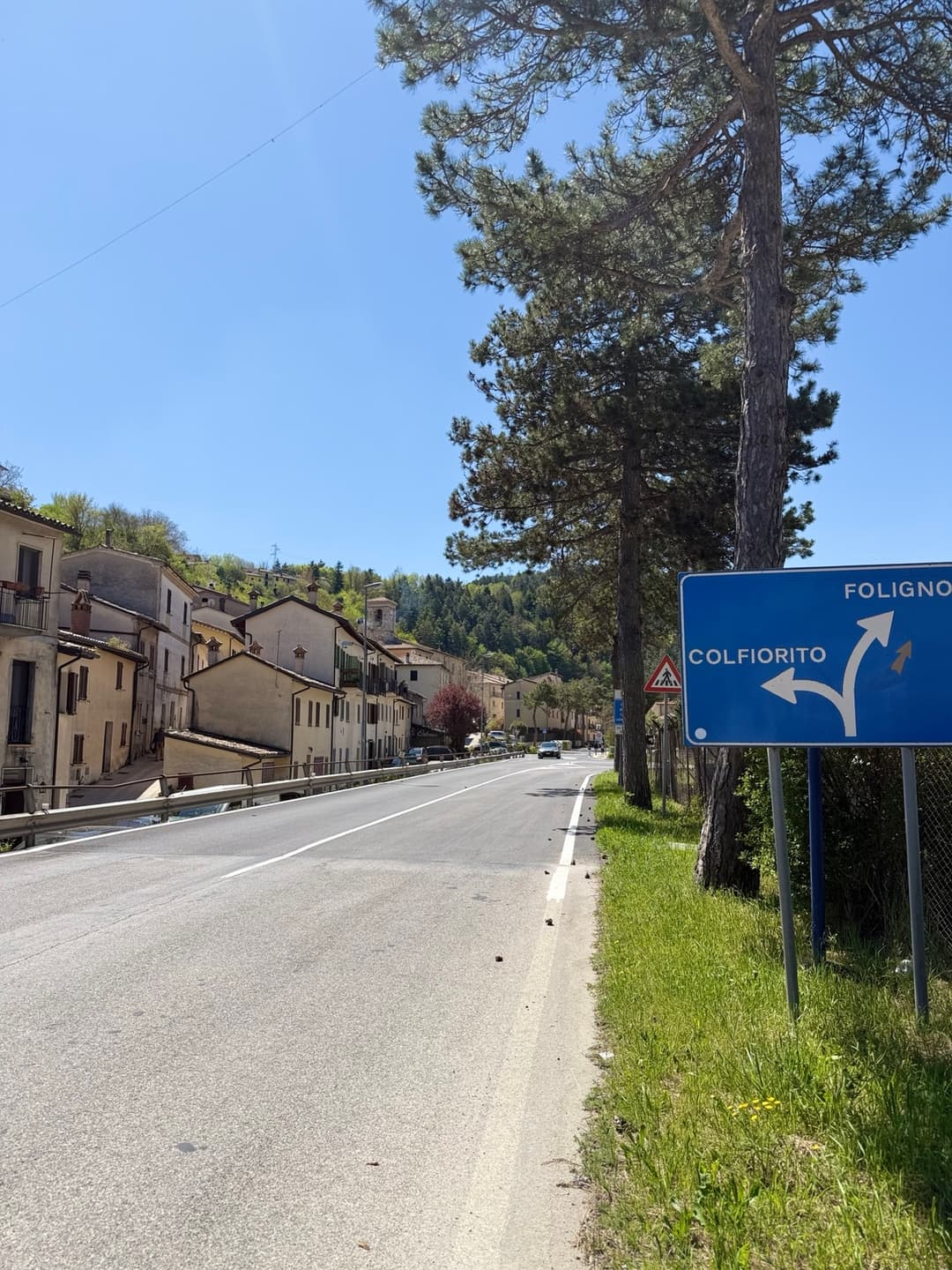 The road to Colfiorito in Umbria